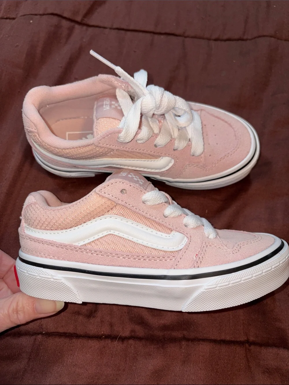 Vans light pink